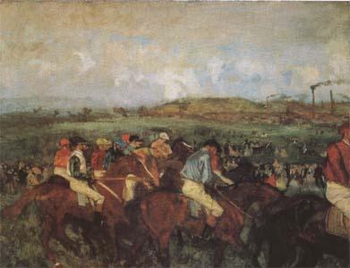 Edgar Degas The Gentlemen's Race Before the Start (mk09) France oil painting art